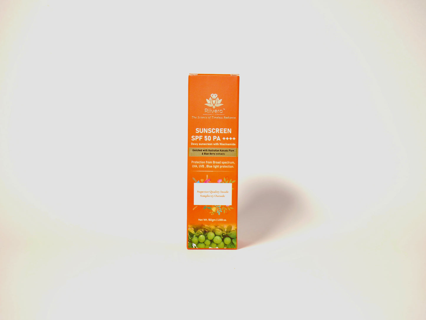 - Dewy Sunscreen SPF 50 PA++++|Water Resistant, No White Cast| Non -Greasy | Broad Spectrum|UVA -UVB & Blue light Protection|