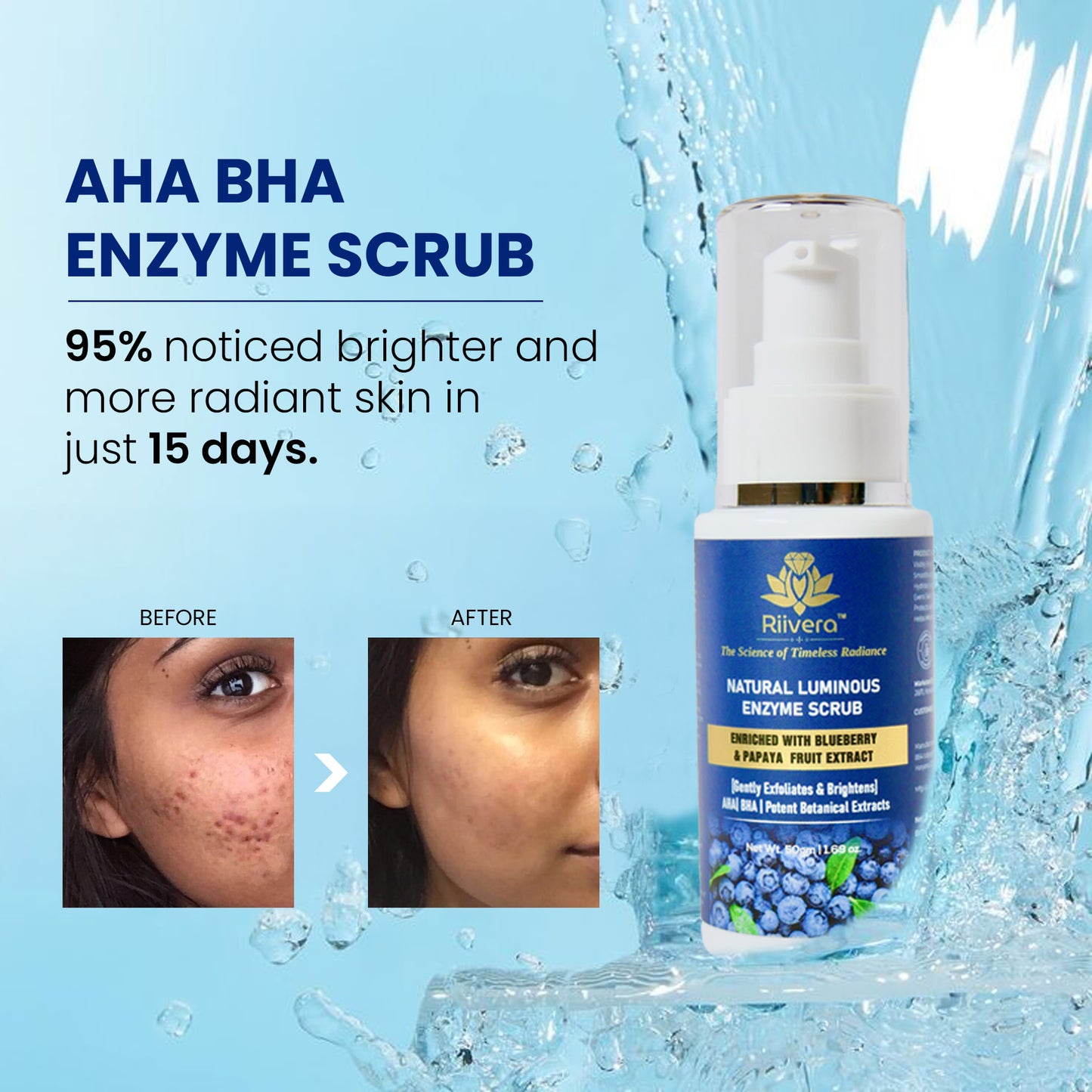Instant Glow Enzyme Scrub | Deep Purification & Skin Illumination |