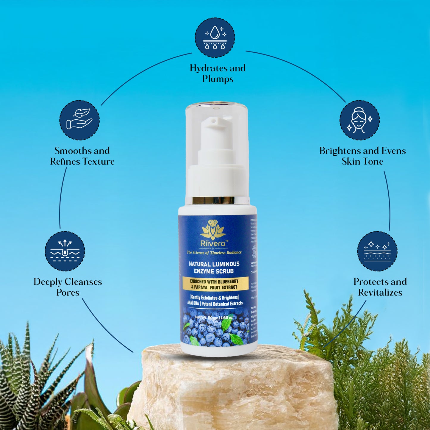 Instant Glow Enzyme Scrub | Deep Purification & Skin Illumination |