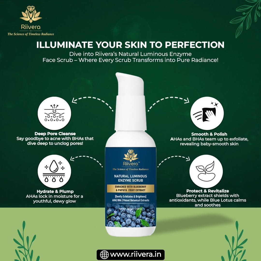Instant Glow Enzyme Scrub | Deep Purification & Skin Illumination |