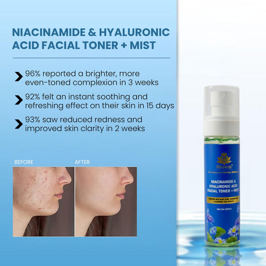 Niacinamide & Hyaluronic Acid Facial Toner + Mist